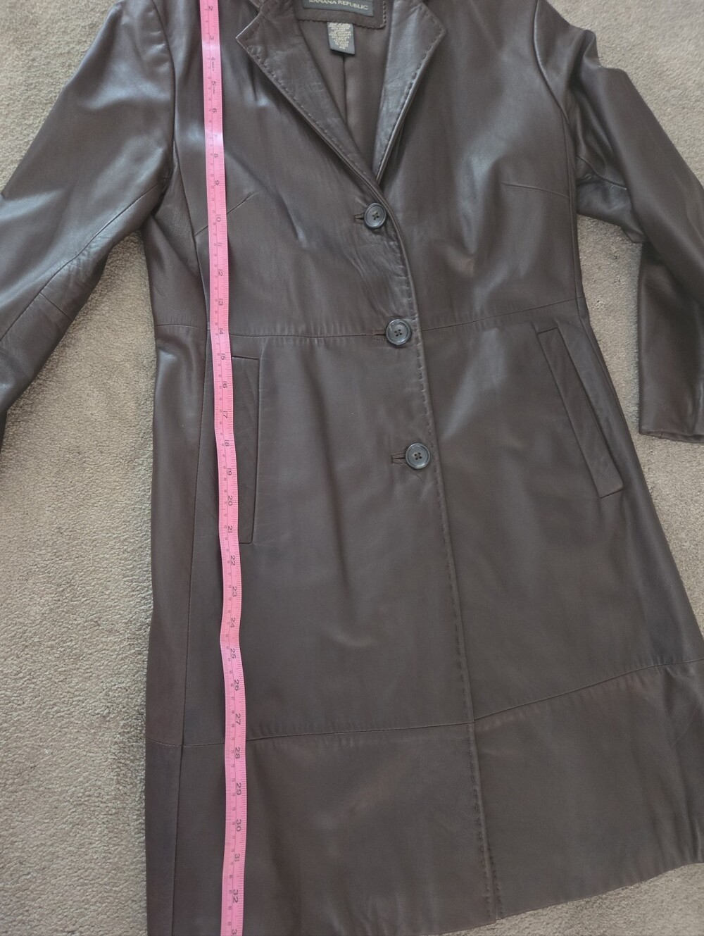 Banana Republic Brown Leather Jacket